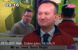 Dr sci med Sava Stajić o Mamografiji - Jutarnji program TV Pink - 29.11.2011.godine 1